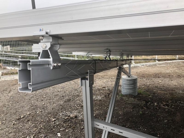 Montaje en tierra de aluminio