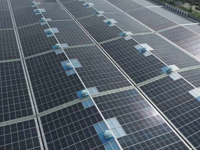 Riel solar impermeable de aleación de aluminio