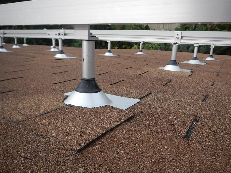 sistema de montaje en techo
