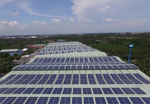 sistemas de montaje pv instalación de paneles de techo tailandia 2MW
